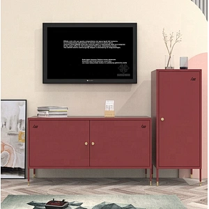 Modern Tv Stand Furniture Metal Cabinet Fashion Custom Steel metal TV stand cabinet