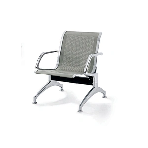 Hot-selling Matel Powder Coating 2 Seats Antique Room Chairs Price 3 Seater Waiting Area Bench Metal Iron Bus Station Chair