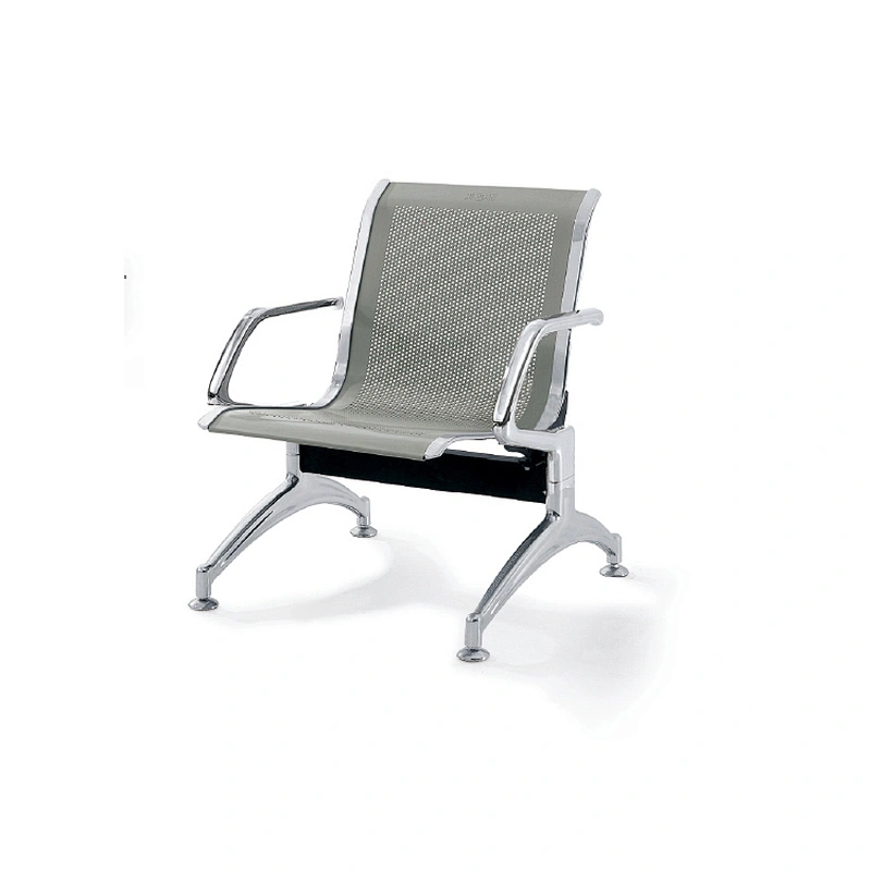Hot-selling Matel Powder Coating 2 Seats Antique Room Chairs Price 3 Seater Waiting Area Bench Metal Iron Bus Station Chair