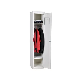 Factory direct steel single door staff locker with password locks