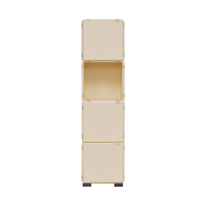 Hot sale abs locker plastic 3-tier cube storage door abs medical locker