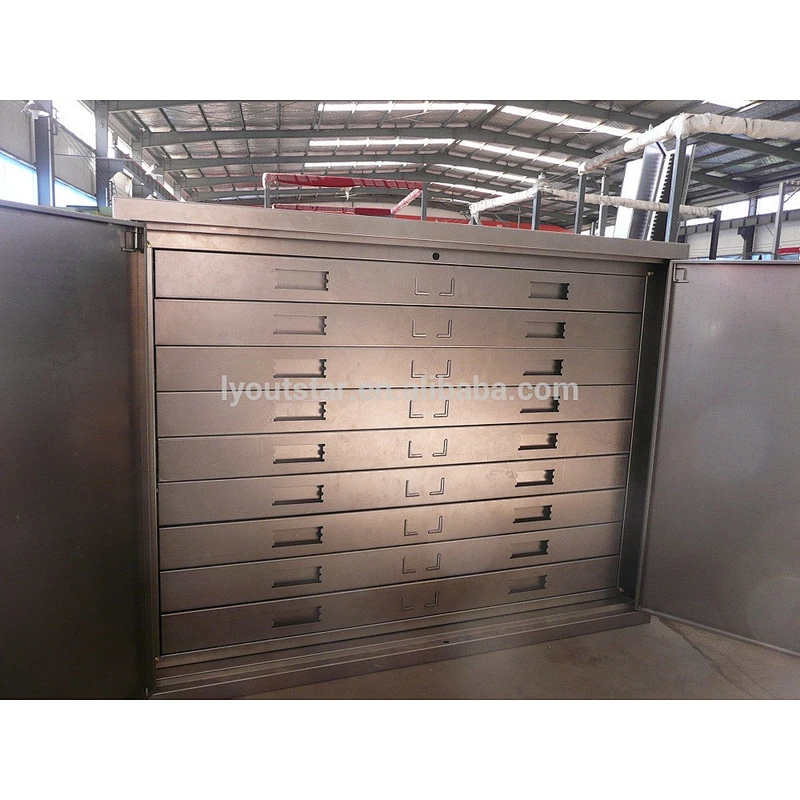 KD Structure Metal Drawers Engineer Drawings Locker Map Storage