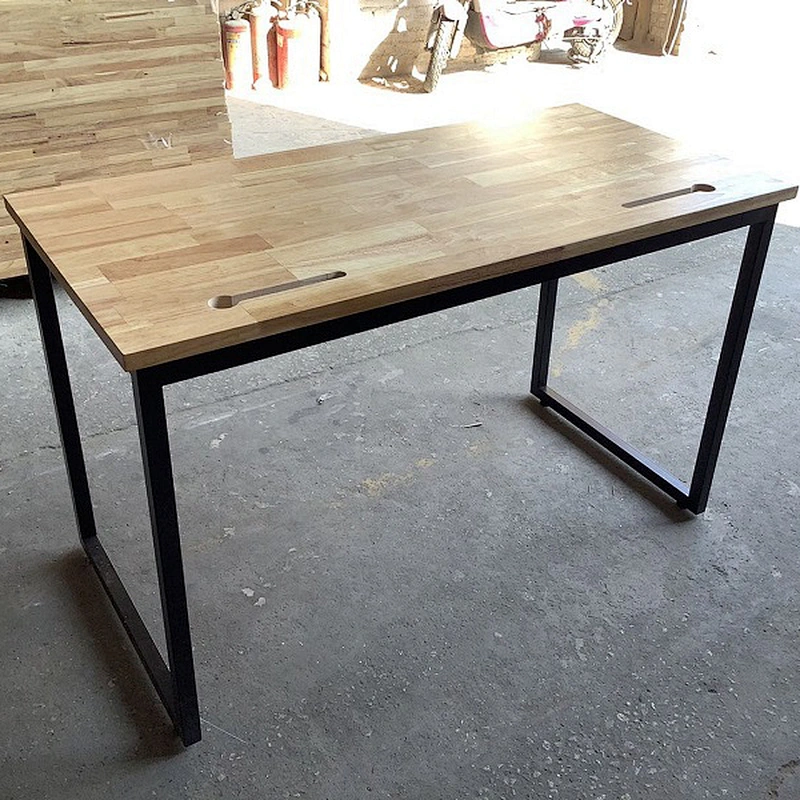 Australia popular office and home use  with stand foot solid wood office desk
