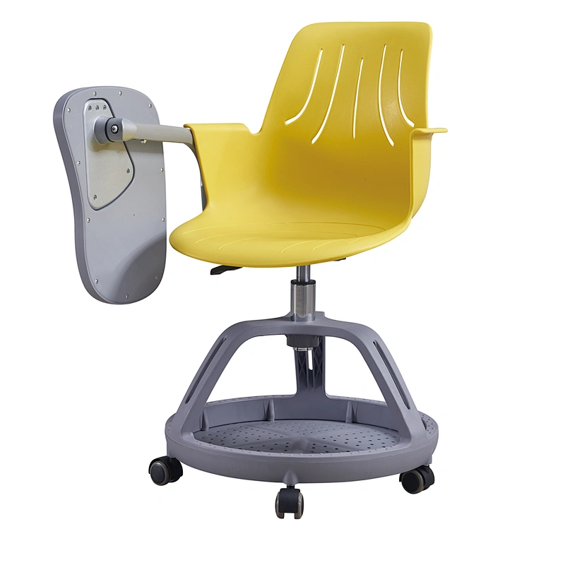Foldable Tablet School Furniture Modern Swivel Plastic Tablet Chair Student Chair