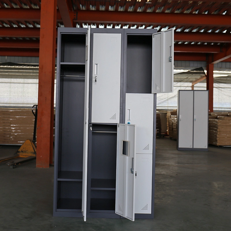 Factory direct new design steel staff combination locker change wardrobe with locks