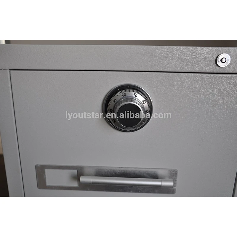 Four Drawers Fire-proof Steel Government Office Safe Cabinet