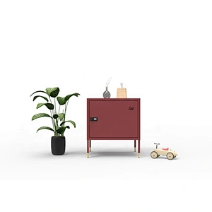 modern metal nightstand luxury high end bedside home storage cupboard