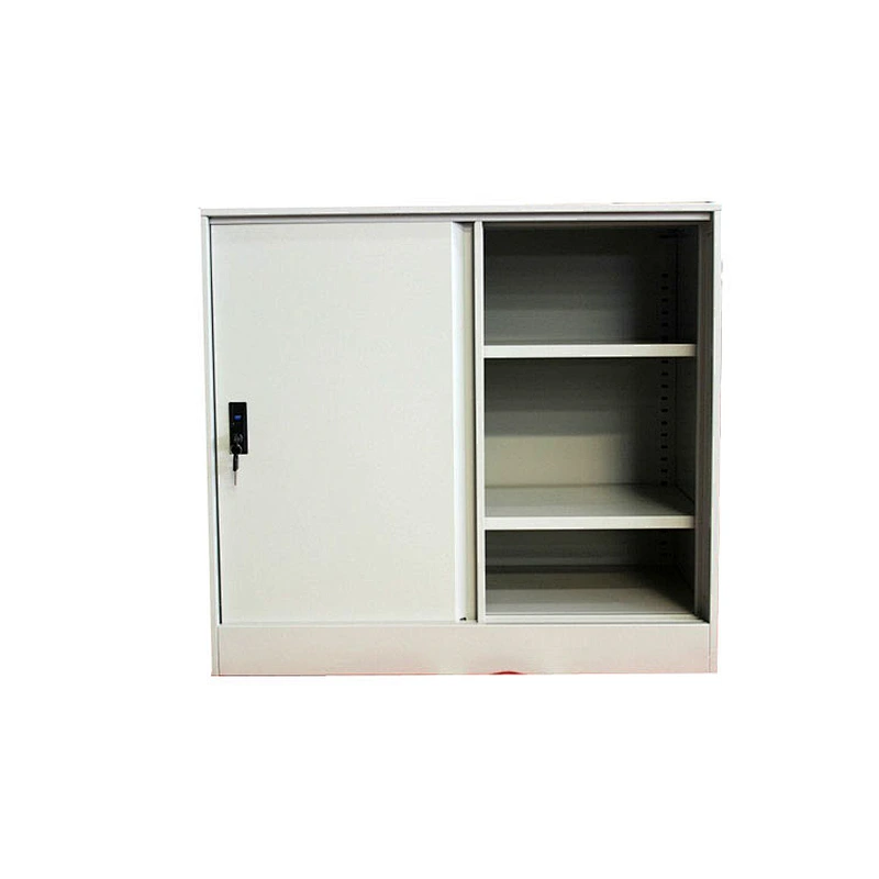 Cheap Price Steel Cupboard Small Office Cabinet With Two Swing Doors