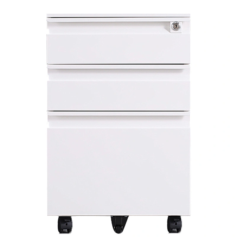 Office File Storage Cabinet 3 Drawer Chest Mobile Pedestal cabinet  file cabinet