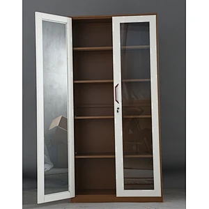 tri fold easy install steel folding cabinet/easy install folding cupboard