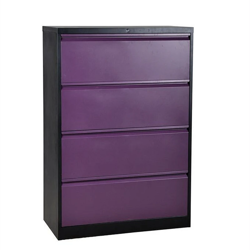 wide 4 drawer cabinet use in office filing steel cupboard