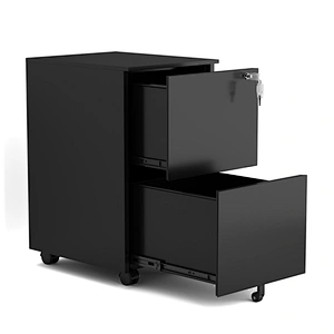 Ready to ship in the US office furniture 2 drawer mobile storage file cabinet