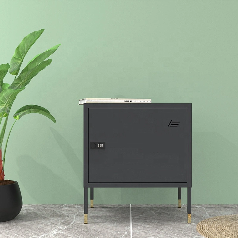 modern metal nightstand luxury high end bedside home storage cupboard
