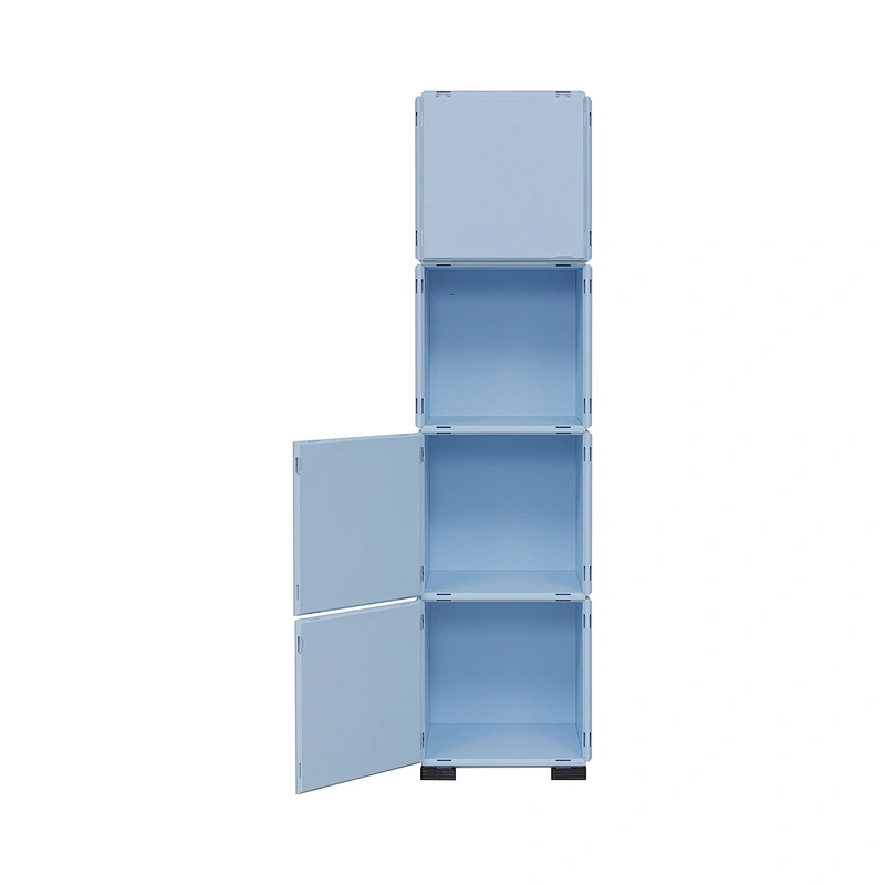 Stackable plastic cube storage cabinet diy plastic storage cabinet abs locker
