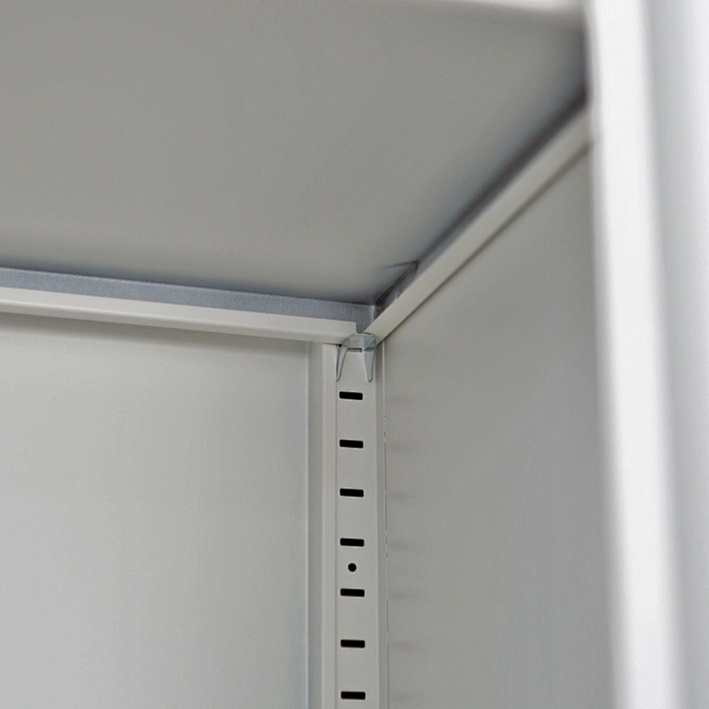 Modern 2 door steel office file cabinet with handle lock