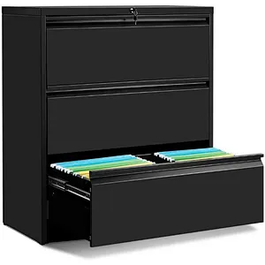 3 lateral drawer file cabinet metal stroge cabinets steel file cabinet for office