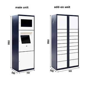 Hot-selling Luoyang Steel Customized Outstar System Delivery Parcel Electronic School Locker