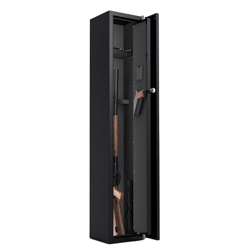 Firm and cheap steel gun safe box used armed group