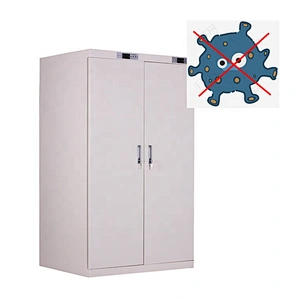 Uv-c disinfection cabinets double door tableware ozone file cash disinfection cabinet