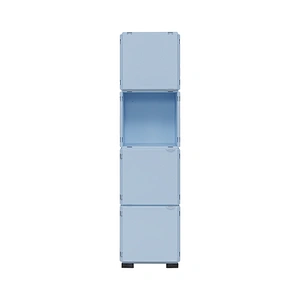 Stackable cabinet plastic diy waterproof abs plastic locker storage bedside abs locker