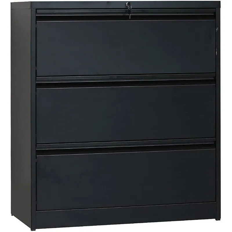 3 lateral drawer file cabinet metal stroge cabinets steel file cabinet for office
