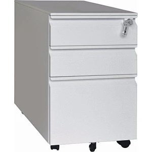 Office File Storage Cabinet 3 Drawer Chest Mobile Pedestal cabinet  file cabinet