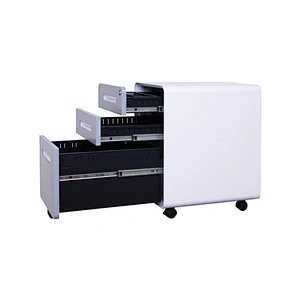 3 drawer mobile file pedestal cabinet office use