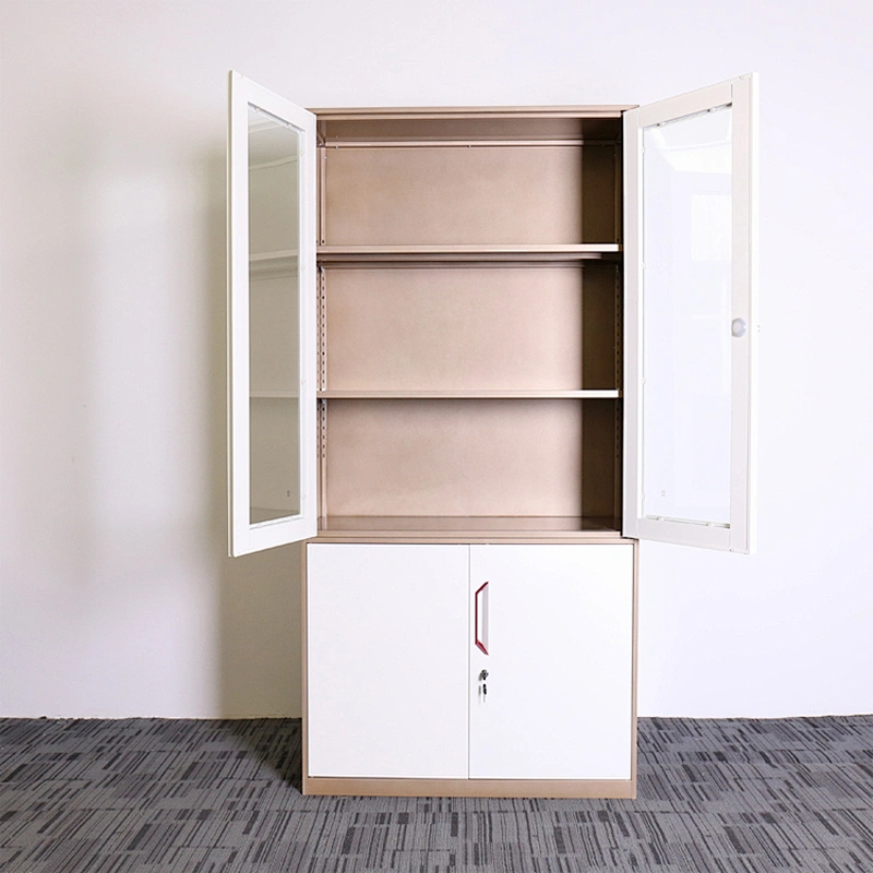 Easy install office storage furniture fewer screws foldable metal powder coat file cabinet