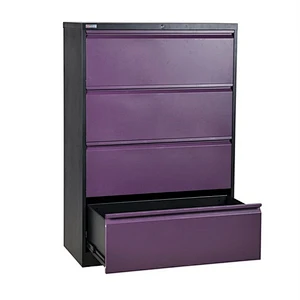 wide 4 drawer cabinet use in office filing steel cupboard