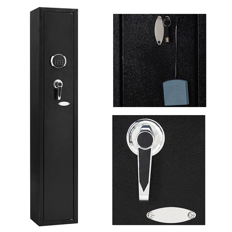 Clearance hidden steel rifle fireproof security cabinet box manufacturer electronic digital lock biometric gun safe