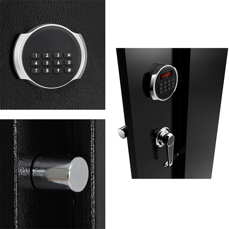 Clearance hidden steel rifle fireproof security cabinet box manufacturer electronic digital lock biometric gun safe