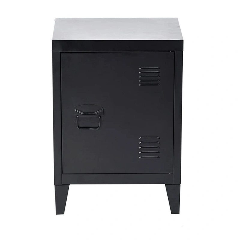 Nordic style home steel storage locker cabinet sofa/bed side with stands