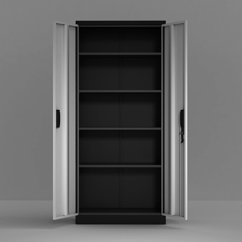 Steel storage cabinet living room cabinets modern bedroom cabinet with 4 adjustable shelves and lockable doors