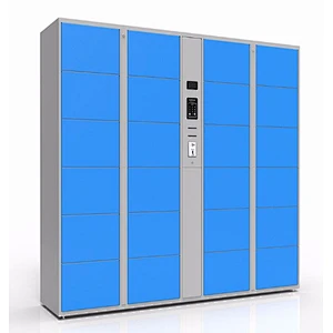 electronic storage coin operated locker luggage locker with barcode