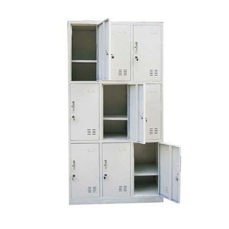 Luoyang Hot-selling Different 9 Doors Steel Single Door bathroom gym school metal storage cabinet Locker