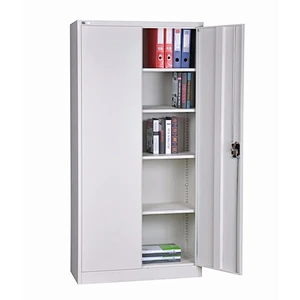 Full height swing door office steel storage furniture fireproof metal file cabinet with lock