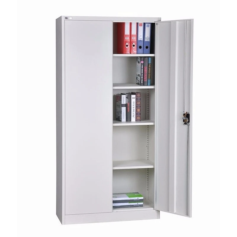 Full height swing door office steel storage furniture fireproof metal file cabinet with lock
