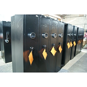 Clearance hidden steel rifle fireproof security cabinet box manufacturer electronic digital lock biometric gun safe