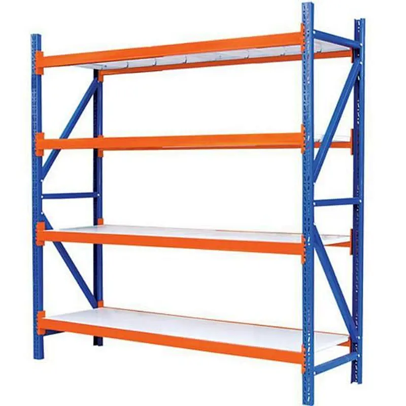 Cheap Steel Goods Rack System Slotted Angle Shelving Racking