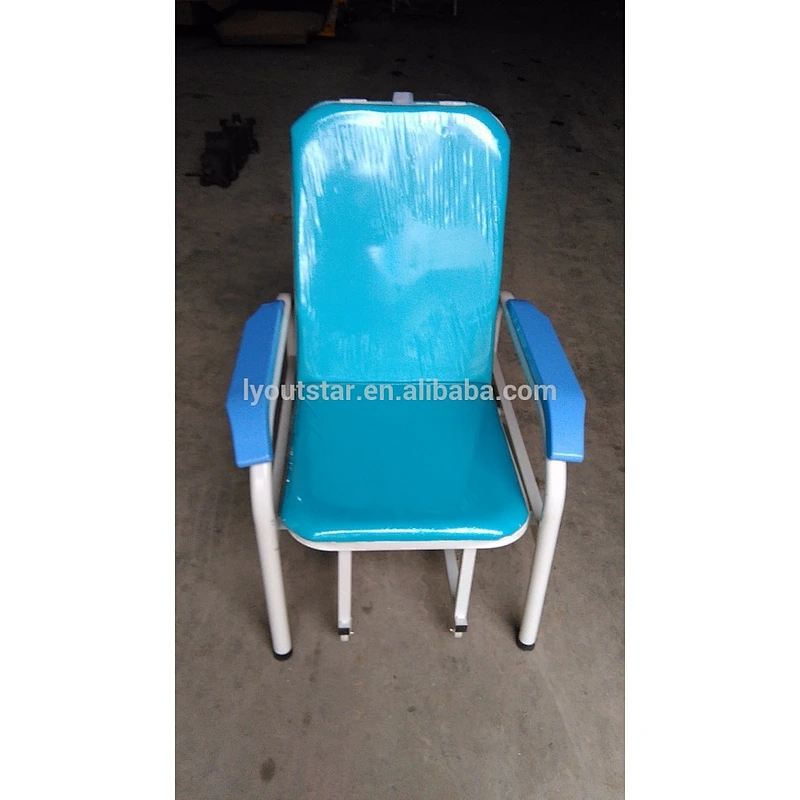 High Quality Factory Directly Used Hospital Working Area Steel Material Chair and Bed for Sale