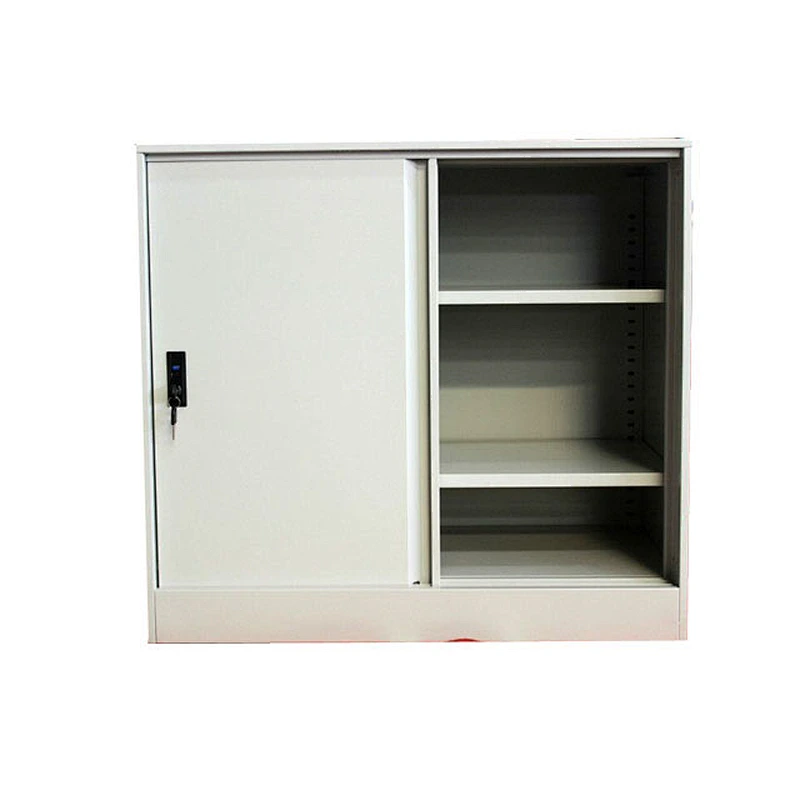 Cheap Price Steel Cupboard Small Office Cabinet With Two Swing Doors