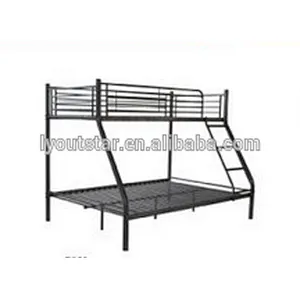 Dormitory Trapezoidal Steel Bunk Bed with 2 Steps