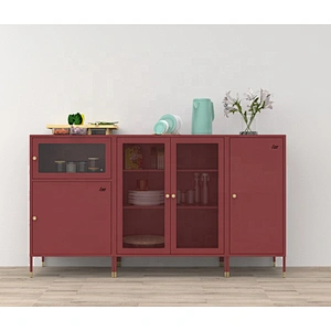 Mesh door vertical steel lateral office furniture metal filing cabinets with stand feet