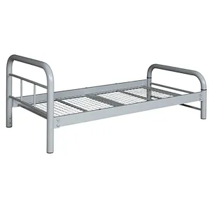 Military use bunk or single free combination steel beds