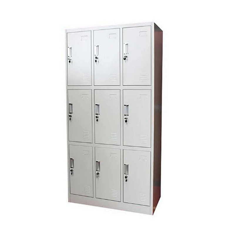 Luoyang Hot-selling Different 9 Doors Steel Single Door bathroom gym school metal storage cabinet Locker