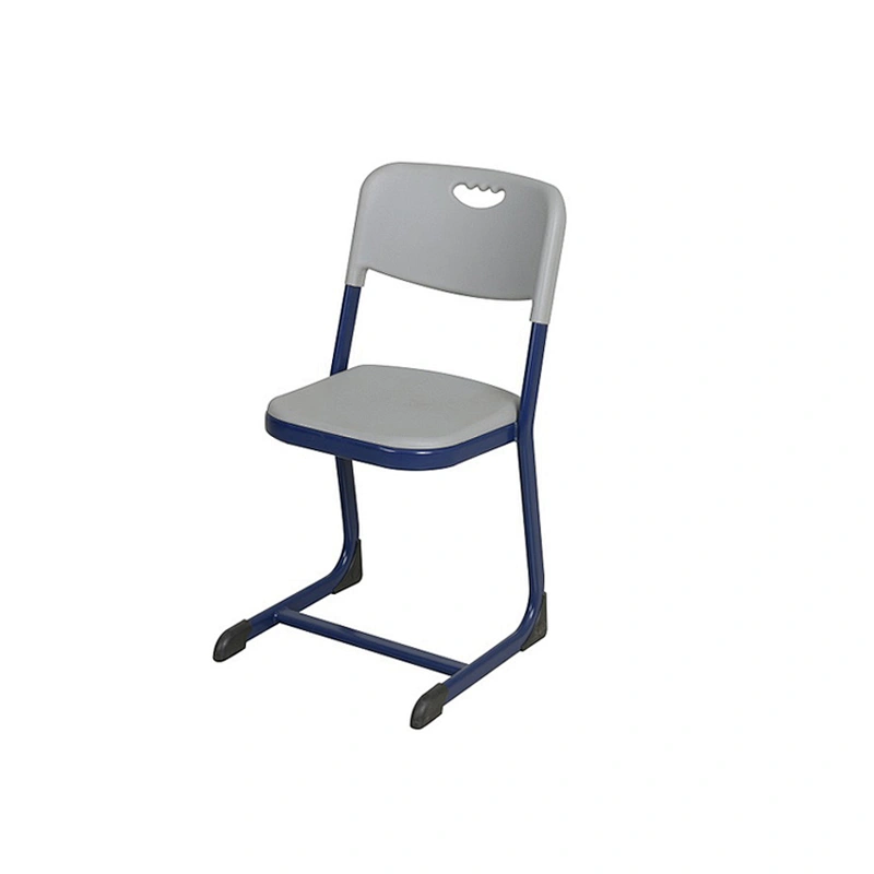 Modern Single Metal Wood Classroom Table For Kids Blue School Desk And Chair