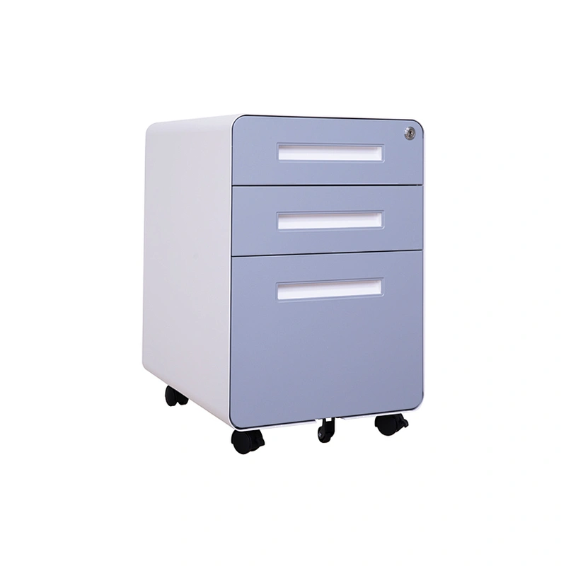 3 drawer mobile file pedestal cabinet office use