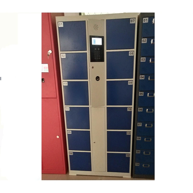 Assembled self-pick up system 24 doors electronic smart barcode parcel locker
