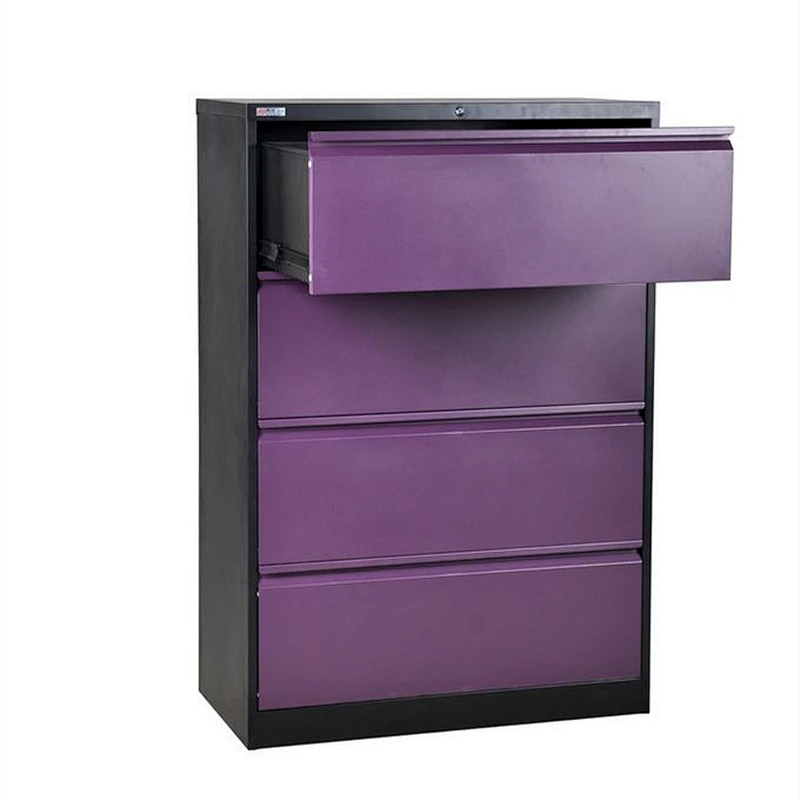 wide 4 drawer cabinet use in office filing steel cupboard