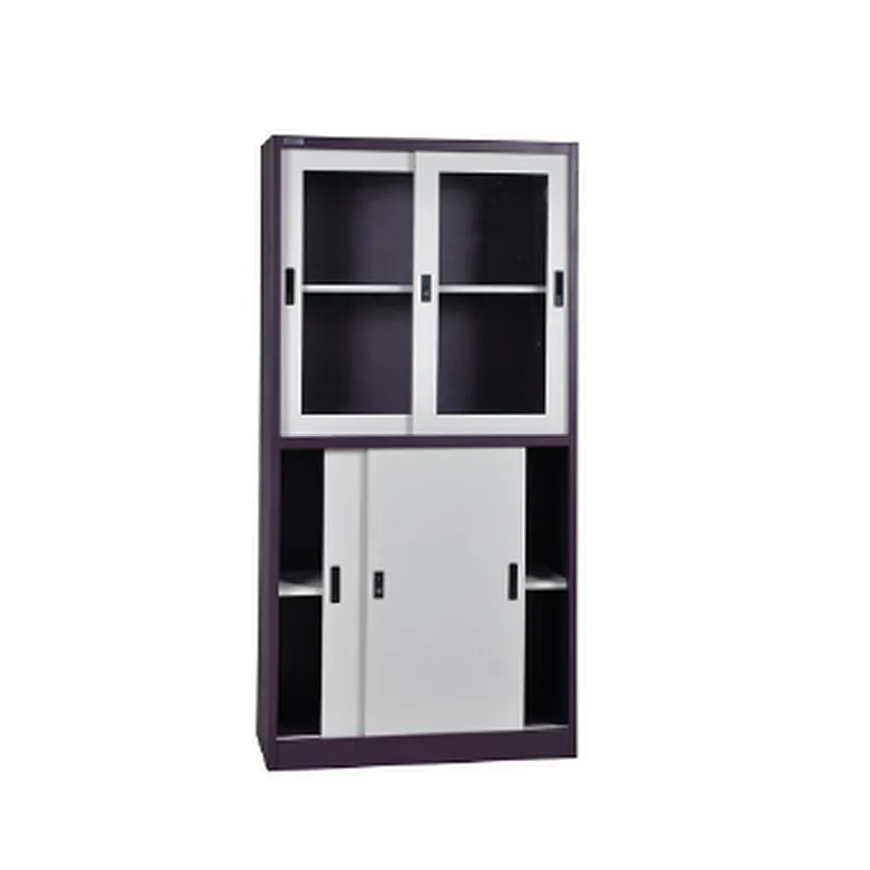 Sliding Glass Door Steel File Cabinet Bookcase Storage Cabinet